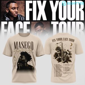Masego Fix Your Face Tour 2026 Special Tee by Eighttee.com Masego Fix Your Face Tour 2026 Special Tee