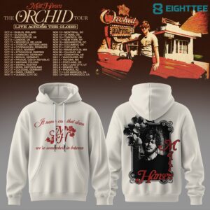 Matt Hansen The Orchid Tour 2026 Hoodie by Eighttee.com Matt Hansen The Orchid Tour 2026 Hoodie