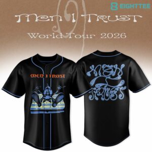Men I Trust 2026 World Tour Special Baseball Jersey by Eighttee.com Men I Trust 2026 World Tour Special Baseball Jersey