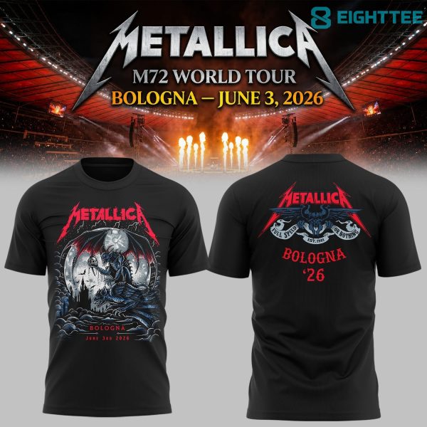 Metallica M72 World Tour Bologna 2026 T-Shirt