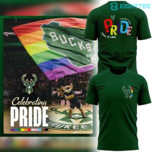 Milwaukee Bucks x Pride Night 2026 Limited Edition Green Shirt by Eighttee.com Milwaukee Bucks x Pride Night 2026 Limited Edition Green Shirt