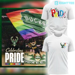 Milwaukee Bucks x Pride Night 2026 Limited Edition White Shirt by Eighttee.com Milwaukee Bucks x Pride Night 2026 Limited Edition White Shirt