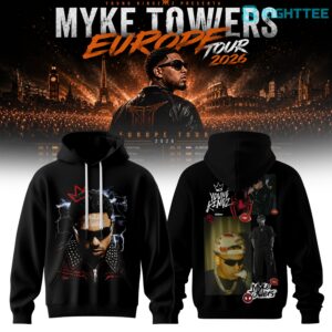 Myke Towers Young Kingz Web Hoodie by Eighttee.com Myke Towers Young Kingz Web Hoodie