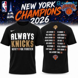 New York Knicks Champions NBA Era 2026 Edition Tee