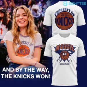 New York Knicks White "And By The Way The Knicks Won!" T-Shirt