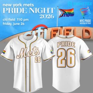 New York Mets MLB x Pride Night 2026 Special Baseball Jersey by Eighttee.com New York Mets MLB x Pride Night 2026 Special Baseball Jersey