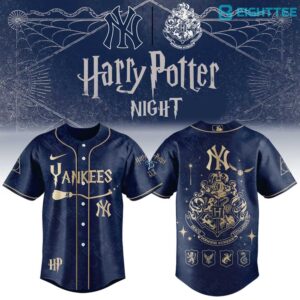 New York Yankees Harry Potter Night 2026 Baseball Jersey by Eighttee.com New York Yankees Harry Potter Night 2026 Baseball Jersey