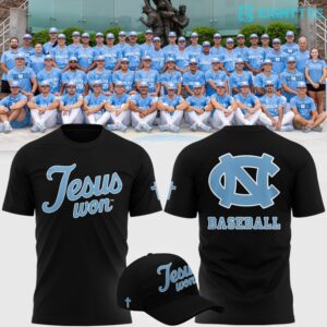North Carolina Tar Heels JESUS WON 2026 Special Black Shirt