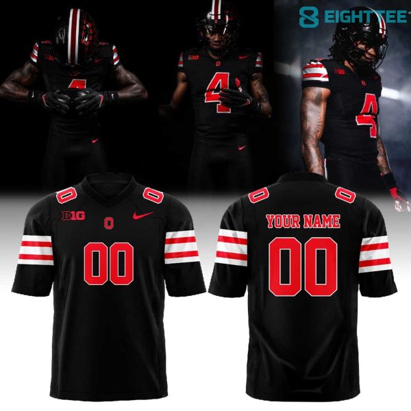 Ohio State Buckeyes Back in Black Football Jersey