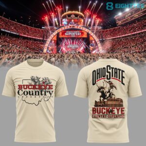 Ohio State Buckeyes Country Superfest 2026 Limited Edition 3D Shirt