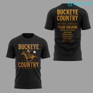 Ohio State Buckeyes Country Superfest 2026 Vintage Limited Edition 3D Shirt