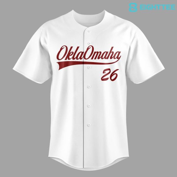 Alternative view of Oklahoma Sooners Baseball 2026 Regional OklaOmaha Special Edition Jersey
