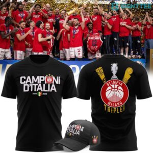 Olimpia Milano 2026 Italian Champions T-shirt