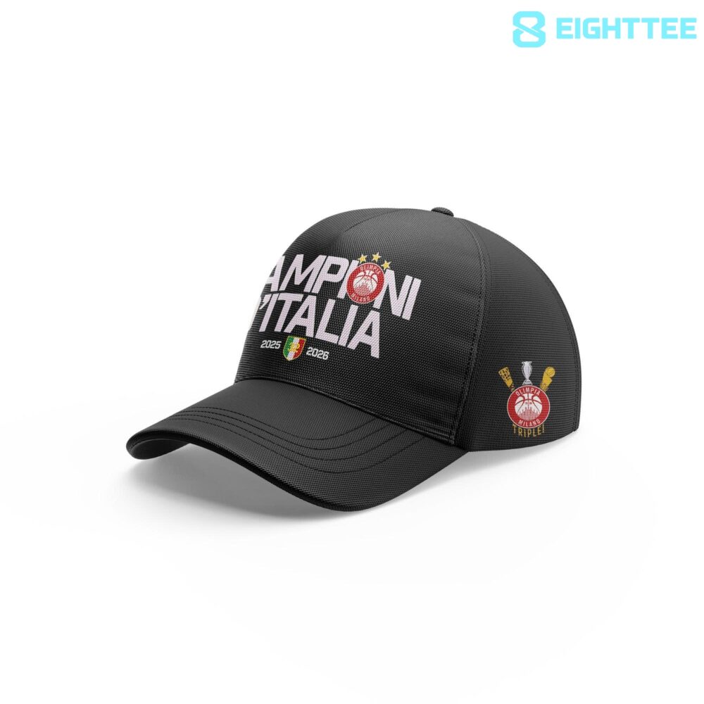 Olimpia Milano 2026 Italian Champions Cap