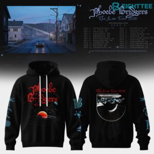 Phoebe Bridgers x The Lost Tour 2026 Black Hoodie