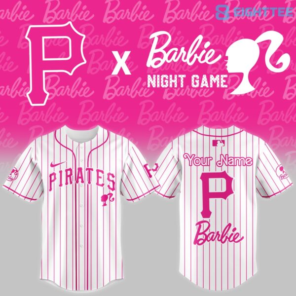 Pittsburgh Pirates X Barbie Night Game Custom Jersey