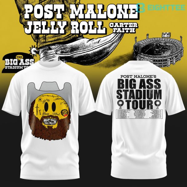 Post Malone The BIG ASS Stadium World Tour Limited Tshirt