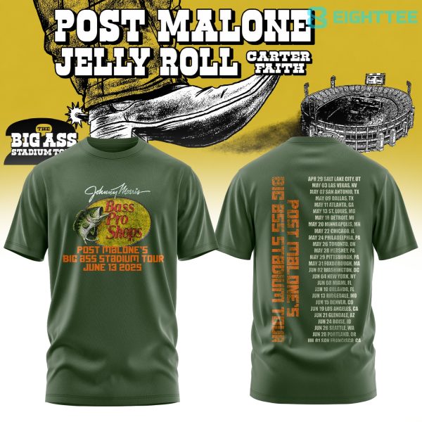 Post Malone The BIG ASS Stadium World Tour Limited Tshirt V4