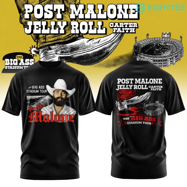 Post Malone The BIG ASS Stadium World Tour Limited Tshirt V6