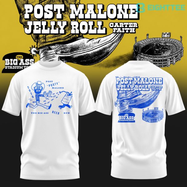 Post Malone The BIG ASS Stadium World Tour Limited Tshirt V7