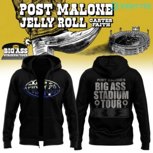 Post Malone The BIG ASS Stadium World Tour Limited Zip Hoodie by Eighttee.com Post Malone “The BIG ASS Stadium World Tour” Limited Zip Hoodie
