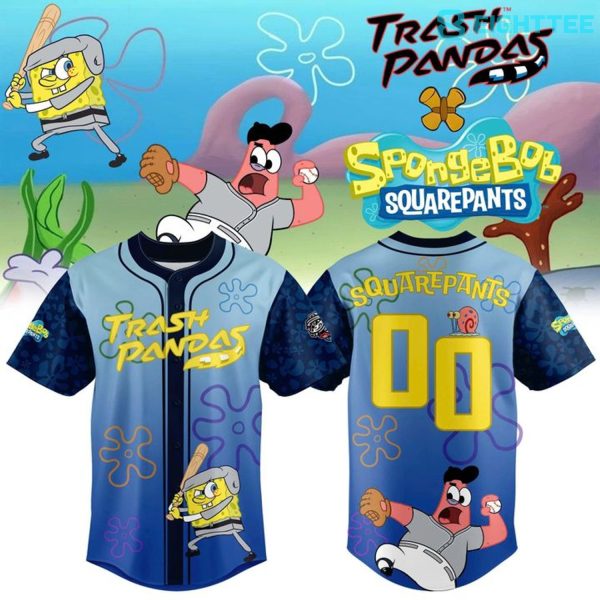 Rocket City Trash Panda x SpongeBob SquarePants 2026 Baseball Jersey
