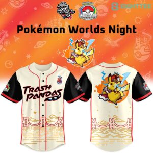 Rocket City Trash Pandas Pokémon Worlds Night Special Baseball Jersey