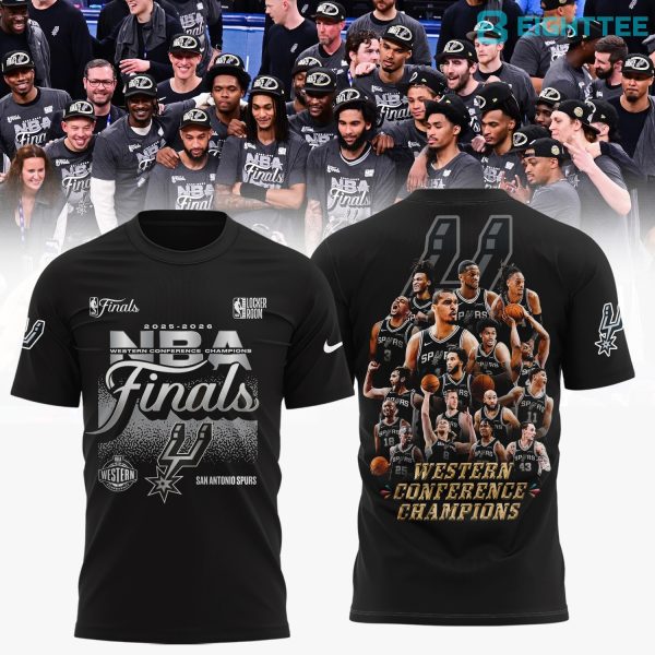 San Antonio Spurs Conference Champions 2026 Graphic Tee