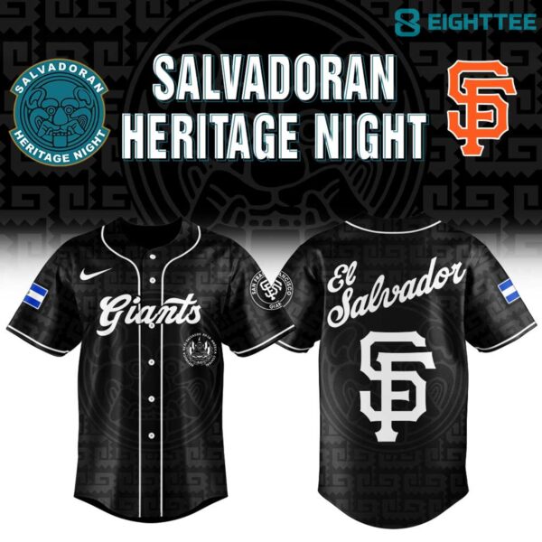 San Francisco Giants El Salvadoran Heritage Night 2026 Jersey Black