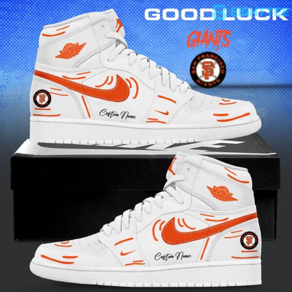 San Francisco Giants Latest Version 2026 Custom AJ1 Shoes