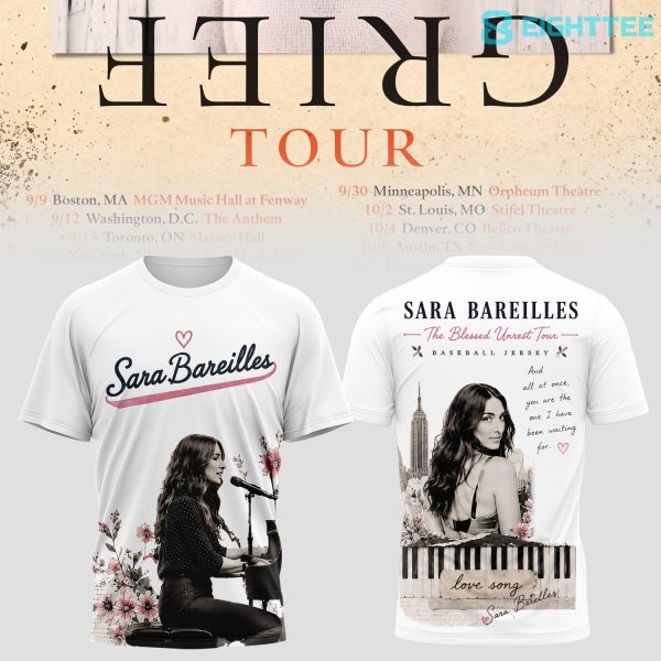Sara Bareilles 'Good Grief' Tour 2026 Special Tee