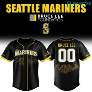 Seattle Mariners 2026 Bruce Lee Night Custom Jersey