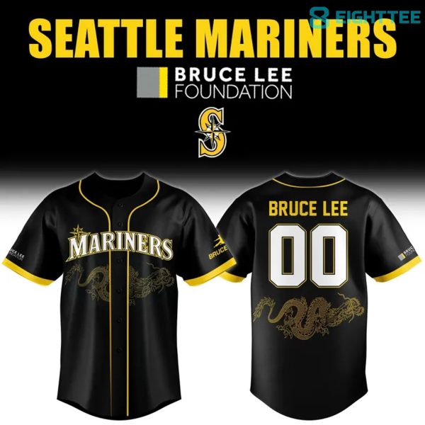 Seattle Mariners 2026 Bruce Lee Night Custom Jersey