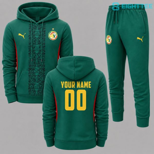 Senegal 2026 FIFA World Cup Away Personalized Hoodie Jogger Set