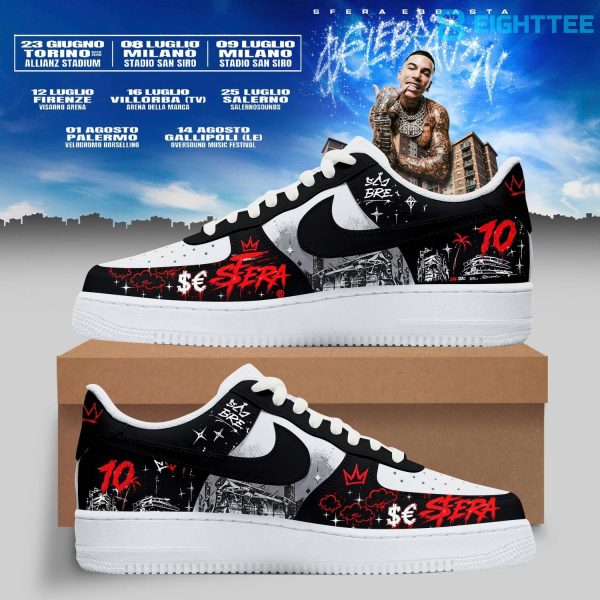 Sfera Ebbasta 'Celebration' Summer Tour 2026 Special AF1