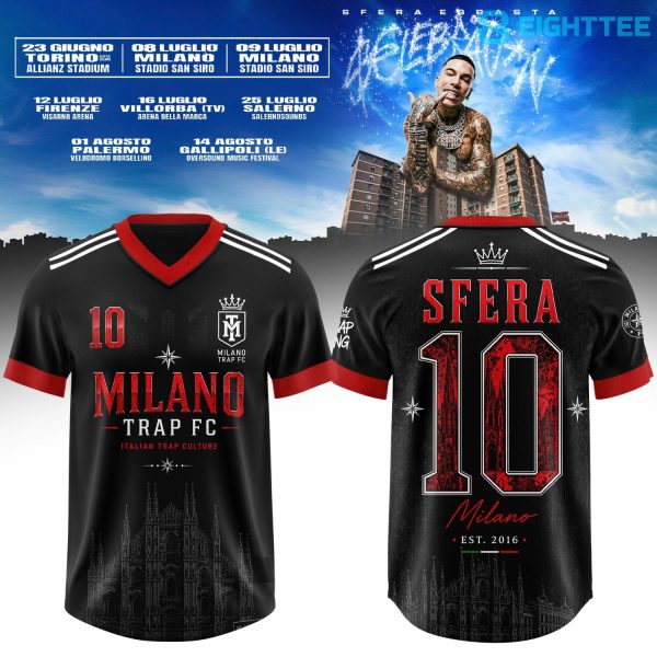 Sfera Ebbasta 'Celebration' Summer Tour 2026 Special Football Jersey