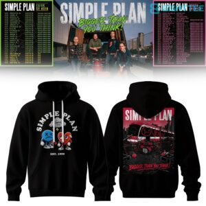 Simple Plan Bigger Than You Think Tour Limited Hoodie V2