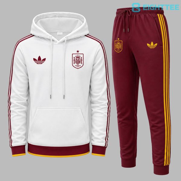 Alternative view of Spain 2026 FIFA World Cup Away Personalized Hoodie Jogger Set