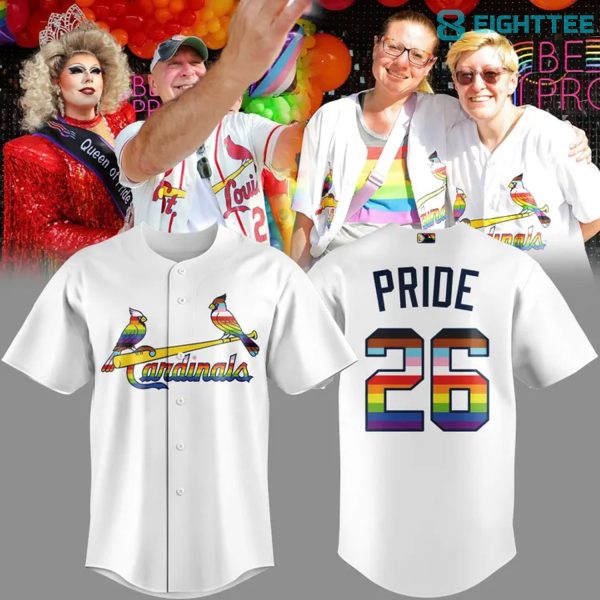 St. Louis Cardinals MLB x Pride Night 2026 Special Baseball Jersey