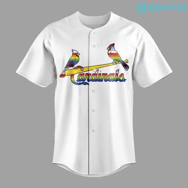 Alternative view of St. Louis Cardinals MLB x Pride Night 2026 Special Baseball Jersey