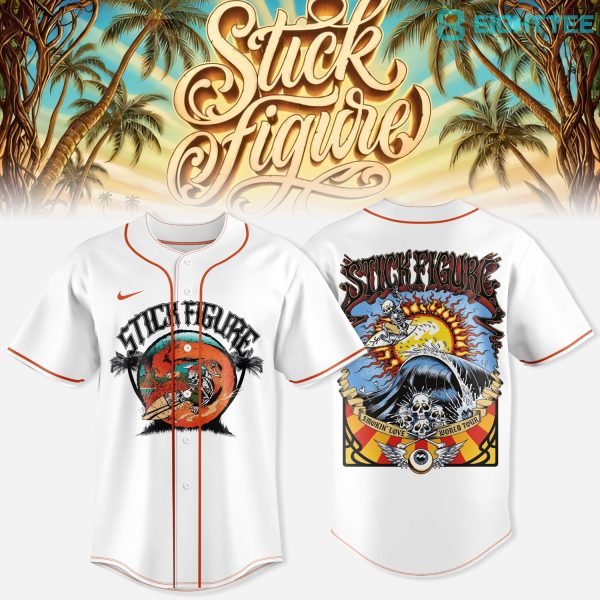 Stick Figure Enjoy The Ride Tour Baseball Jersey