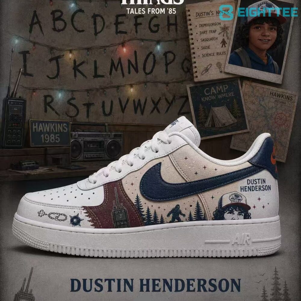 Stranger Things Dustin Henderson Special AF1 Shoes V2