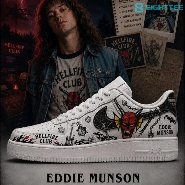 Stranger Things Eddie Munson Special AF1 Shoes