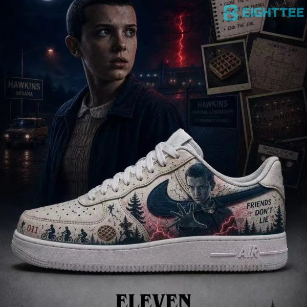 Stranger Things Eleven Special AF1 Shoes V4