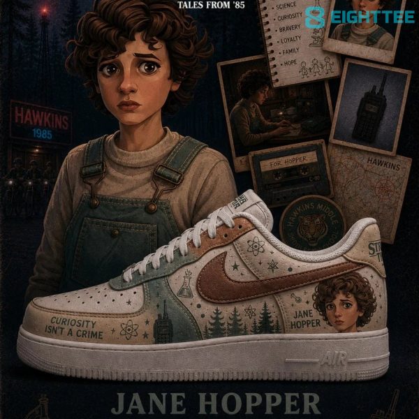 Stranger Things Jane Hopper Special AF1 Shoes