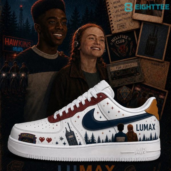Stranger Things Lu and Max Special AF1 Shoes