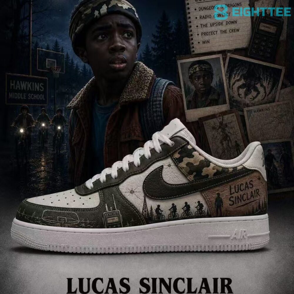 Stranger Things Lucas Sinclair Special AF1 Shoes