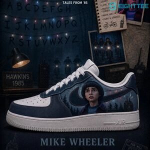 Stranger Things Mike Wheeler Special AF1 Shoes by Eighttee.com Stranger Things Mike Wheeler Special AF1 Shoes