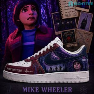 Stranger Things Mike Wheeler Special AF1 Shoes V3 by Eighttee.com Stranger Things Mike Wheeler Special AF1 Shoes V3