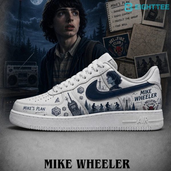 Stranger Things Mike Wheeler Special AF1 Shoes V4